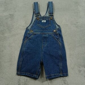 Vintage‎ Guess Overalls Baby 12 Month Blue Denim  Bib Pocket NWT